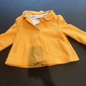 Janie & Jack yellow coat